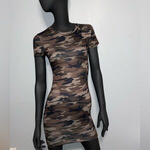 SHEIN Camouflage Mini Dress